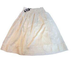 Future Collective Womens Cream Pleated Midi Skirt  10 Made from lightweight fabr